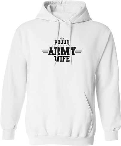 zerogravitee Proud United States Army WIFE Adult Hooded Sweatshirt in Saudi Arabia