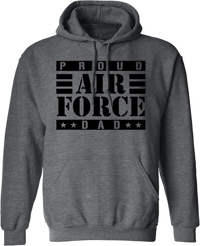 zerogravitee Proud Air Force Dad Hooded Sweatshirt in Saudi Arabia