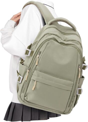 BOXSAM Lightweight Backpack for Women, Large Laptop Travel Backpack Casual Daypack Bag Rucksack for Men.Grey in Saudi Arabia