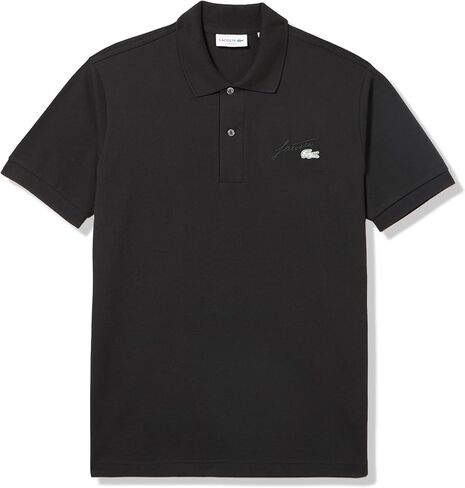 Lacoste Mens Classic Fit Embroidery Detail Mini-piqué Polo in Saudi Arabia