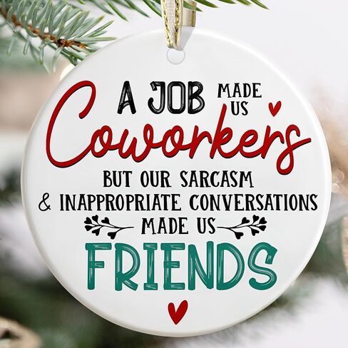 Friendship Christmas Ornaments - Best Friend & Soul Sister - Irreplaceable Gifts for Friends in Saudi Arabia