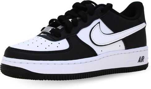 Nike Air Force 1 LV8 2 Big Kids' Shoes (Black/Black/White) in Saudi Arabia