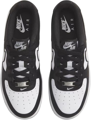 Nike Air Force 1 LV8 2 Big Kids' Shoes (Black/Black/White) in Saudi Arabia