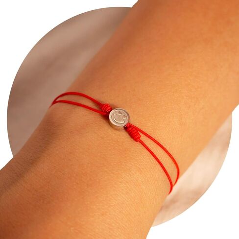 سوار سلسلة Smile Emoji مع سوار على شكل قلب رائع للوجه السعيد، أفضل هدية لها in Kuwait