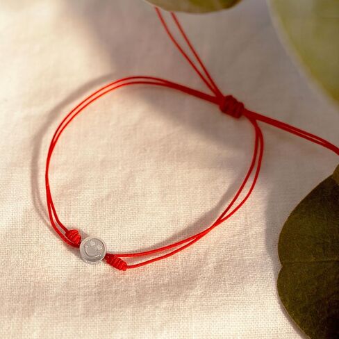 سوار سلسلة Smile Emoji مع سوار على شكل قلب رائع للوجه السعيد، أفضل هدية لها in Kuwait