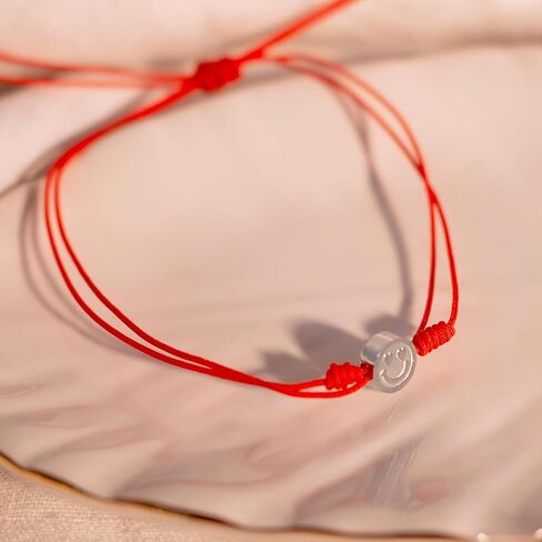 سوار سلسلة Smile Emoji مع سوار على شكل قلب رائع للوجه السعيد، أفضل هدية لها in Kuwait