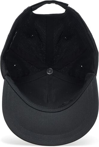 Armani Exchange Men's Black and Gold Baseball Hat, Black, One Size in Saudi Arabia