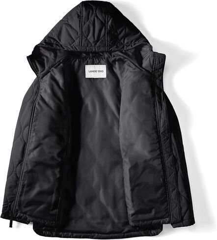 Lands' End Womens FeatherFree Onion Quilted Insulated Jacket Black Regular Small in Saudi Arabia