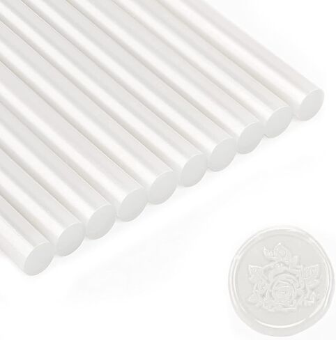 أعواد شمع الختم السوداء من Gartful - 0.43 × 3.9 بوصة، أعواد غراء تذوب بالحرارة بالحجم الكامل لختم الختم، دعوات الزفاف، بطاقة الحفلة، البريد، رسائل الحلزون، مشروع الحرف اليدوية، تغليف الهدايا، المغلفات، حزمة من 60 قطعة in Kuwait