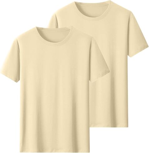 تي شيرت ns صيفي قطني مريح تي شيرت داخلي للرجال ثقيل الوزن تيشيرتات أنيقة غير رسمية مناسبة لصالة الألعاب الرياضية in Kuwait