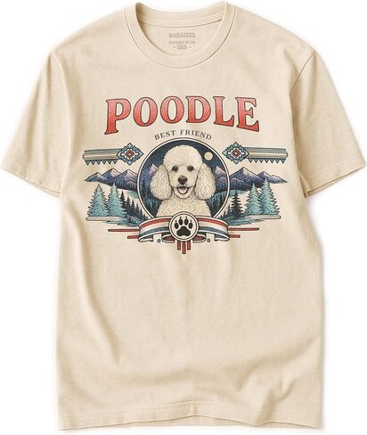 Dog Breed Tshirt for Men & Women - Wilderness Artwork - 100% Natural, Raw, Undyed, Heavyweight Cotton in Saudi Arabia