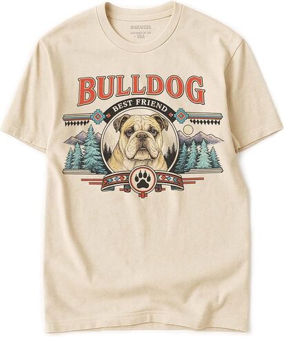 Dog Breed Tshirt for Men & Women - Wilderness Artwork - 100% Natural, Raw, Undyed, Heavyweight Cotton in Saudi Arabia
