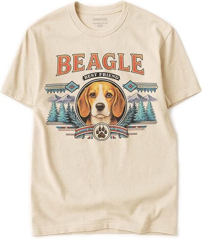 Dog Breed Tshirt for Men & Women - Wilderness Artwork - 100% Natural, Raw, Undyed, Heavyweight Cotton in Saudi Arabia
