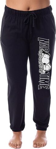 Peanuts Womens' Snoopy Nap Time Character Comic Sleep Jogger Pajama Pants in Saudi Arabia