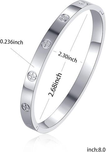 Cuff 18k Gold Plated Stainless Steel Bracelet For Girl For Women And MotherDaughter Oval Bangle Witness The Of Love For Couple in Saudi Arabia