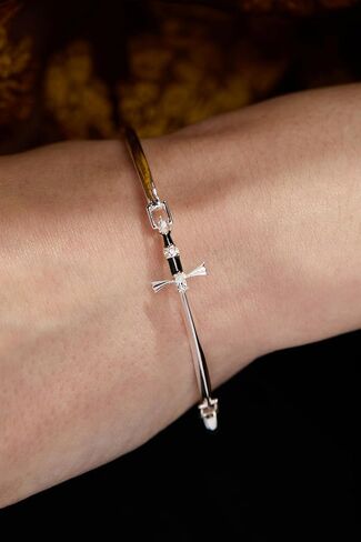 Alex and Ani House Of The Dragon™ Dark Sister Sword Tension Bracelet in Saudi Arabia