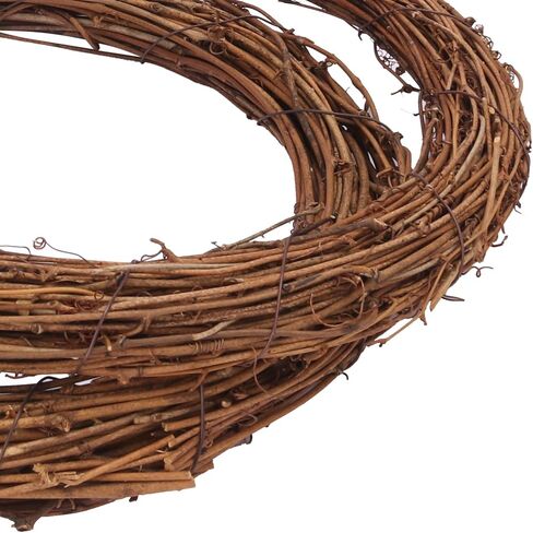 7 PCS Natural Grapevine Wreaths - 12 Inch Beautiful Vine Branch Wreath, Rattan Wreath, Grapevines Wreath Bulk, Ideal for DIY Crafts and Christmas Decorations, Ideal for Outdoor and Indoor Use in Saudi Arabia