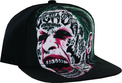 قبعة Suicide Squad Joker Tatted Snapback باللون الأسود in Saudi Arabia