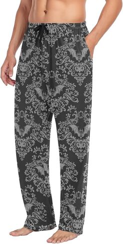 Cindly Men’s Pajama Pants, Drawstring Lounge Pants, PJ Bottoms with Pockets in Saudi Arabia
