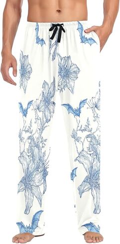 Cindly Men’s Pajama Pants, Drawstring Lounge Pants, PJ Bottoms with Pockets in Saudi Arabia
