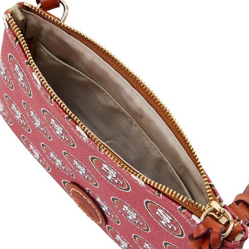 حقيبة يد Dooney & Bourke، NFL 49ERS بسحاب علوي | أحمر in Kuwait