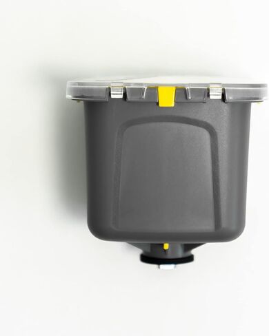 Bucket (Grey-Yellow), Track Mounted Kayak Cup Holder and Storage with Lid and Dividers in Saudi Arabia