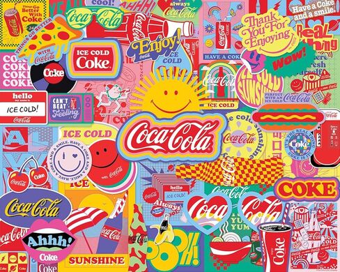 Springbok - Coca-Cola Cherry Coke 1000 Piece Jigsaw Puzzle for Adults - Challenging Collage Puzzle with Unique Precision Cut Pieces for a in Saudi Arabia