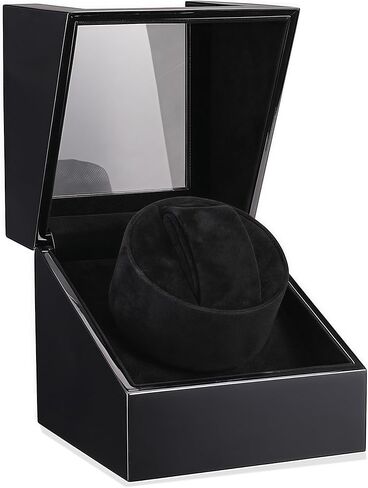 Automatic Single Watch Winder for Automatic Watches,Quiet Motor,Battery Powered or AC Adapter for Men in Saudi Arabia