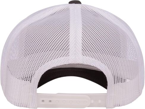 قبعة مطرزة من Wolf Howling Trucker Snapback شبكية من الخلف للرجال والنساء in Kuwait