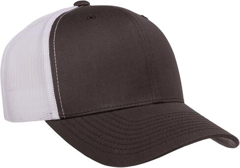 قبعة مطرزة من Wolf Howling Trucker Snapback شبكية من الخلف للرجال والنساء in Kuwait