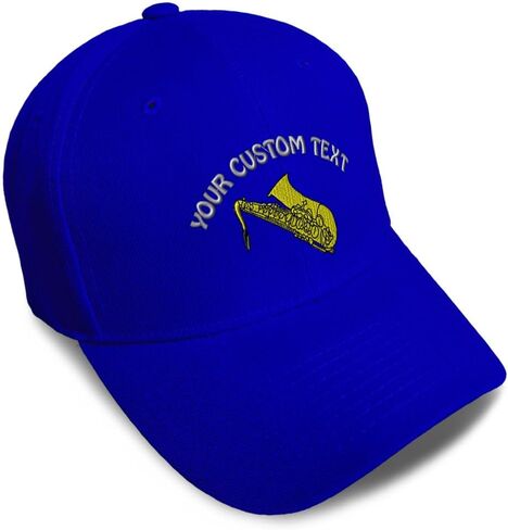 Speedy Pros Baseball Caps for Men & Women Embroidered Saxophone Music A Embroidery Ladies & Men Baseball Hats Acrylic in Saudi Arabia