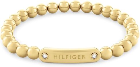 مجوهرات Tommy Hilfiger النسائية - سوار معدني قابل للتمدد مع إغلاق مرن - مثالي للطبقات - مجوهرات كلاسيكية للارتداء اليومي - هدية لها in Kuwait