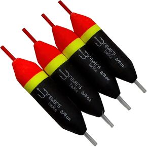 Slip Floats, 1/2oz, Set of 4, Orange/Yellow/Black - Salmon and Steelhead Floats in Saudi Arabia
