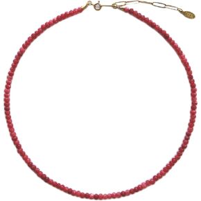 SOKAL Waterproof Beaded Gemstone Necklaces for Women, Boho Colorful Bead Choker Necklace, Natural Stone Handmade Summer Jewelry for Beach Jewelry Gift in Saudi Arabia