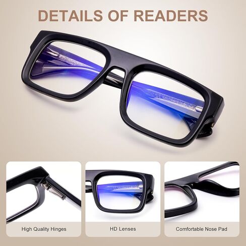 Reading Glasses for Men Women TR90 Frame Blue Light Blocking Computer Readers with UV Protection in Saudi Arabia