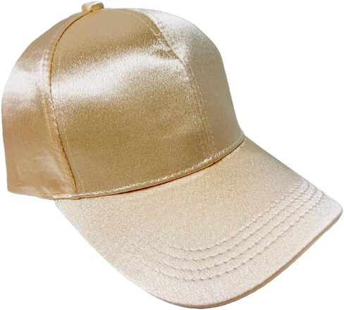 Silky Solid Color Baseball Cap with Adjustable Buckle - Ideal for Outdoor Activities in Saudi Arabia