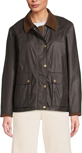 Lands' End Women's Waxed Cotton Barn Jacket in Saudi Arabia