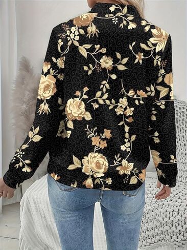 Women's Zip Jacket Christmas Coat Round Neck Front Pocket Sweater Lightweight Casual Street Style Autumn Winter Sweatshirt in Saudi Arabia