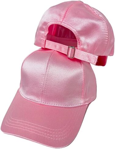 Silky Solid Color Baseball Cap with Adjustable Buckle - Ideal for Outdoor Activities in Saudi Arabia