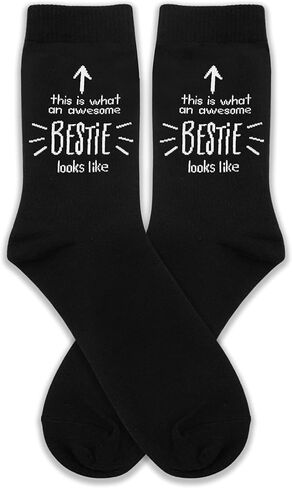 هذا هو ما يبدو عليه Bestie الرائع مثل الجوارب - هدايا الصداقة Bestie Socks لعيد الميلاد. in Kuwait