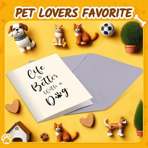 HAPPYPOP Funny Dog Lover Gifts - Men Women Socks for Dog Mom Dad, Birthday Gifts with Cards in Saudi Arabia
