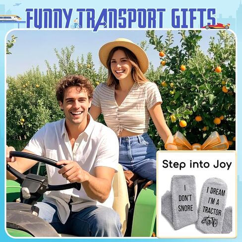 هدايا النقل HAPPYPOP للرجال والنساء - جوارب مبتكرة لركوب الدراجات النارية والجرارات in Saudi Arabia