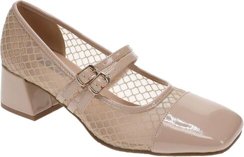 Masseys Women’s Adara Mary Jane Pump with Block Heel in Saudi Arabia