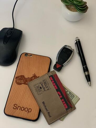 محفظة MCW Money Clip، رأس أسد، نقش شخصي متضمن (رمادي) in Kuwait
