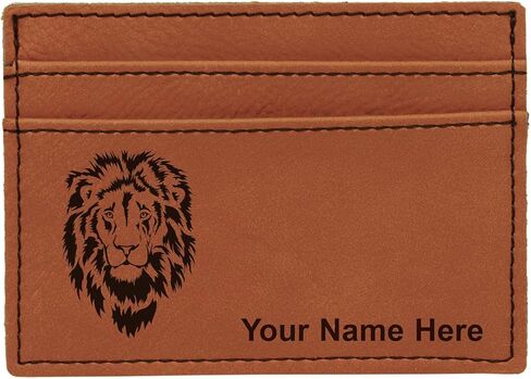 محفظة MCW Money Clip، رأس أسد، نقش شخصي متضمن (رمادي) in Kuwait