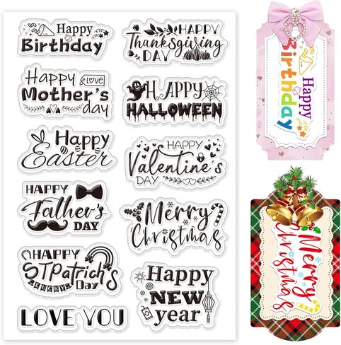 INFUNLY Cat Friend Clear Stamps Cartoon Kitty Transparent Rubber Stamps Funny Kittens Silicone Stamp for Card Making 6.2x4.3 inch for DIY Photo Scrapbooking Paper Album Decor in Saudi Arabia