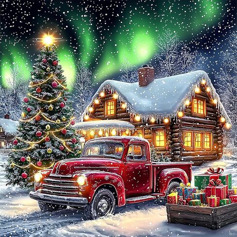 NAIMOER House Diamond Painting Kits for Adults, DIY 5D Full Drill Landscape Diamond Art Kits Diamond Dots Pictures Perfect for Relaxation and Home Wall Decor 30x40cm in Saudi Arabia