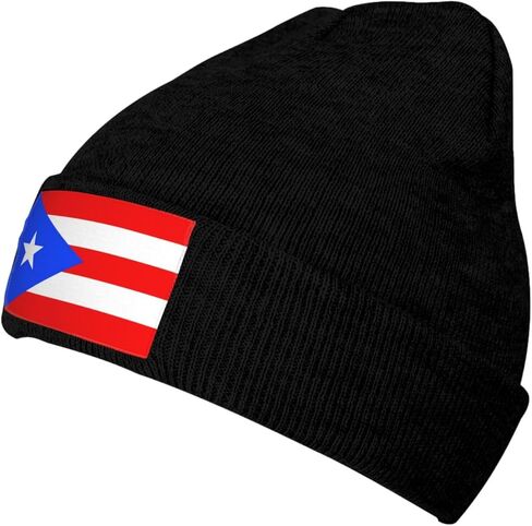 National Knit Beanie Hat Winter Fall Beanies Caps for Men Women Warm Stocking Cuffed Cap Soft Ski Hats Headwear Unisex in Saudi Arabia