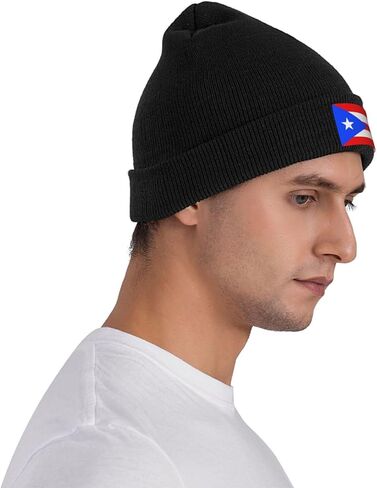 National Knit Beanie Hat Winter Fall Beanies Caps for Men Women Warm Stocking Cuffed Cap Soft Ski Hats Headwear Unisex in Saudi Arabia