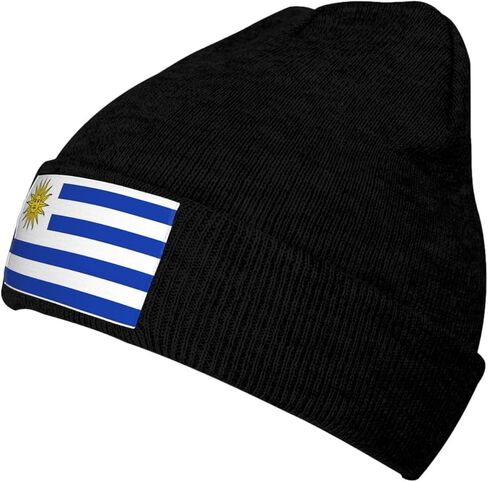 National Knit Beanie Hat Winter Fall Beanies Caps for Men Women Warm Stocking Cuffed Cap Soft Ski Hats Headwear Unisex in Saudi Arabia
